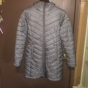 Long Grey Winter Coat